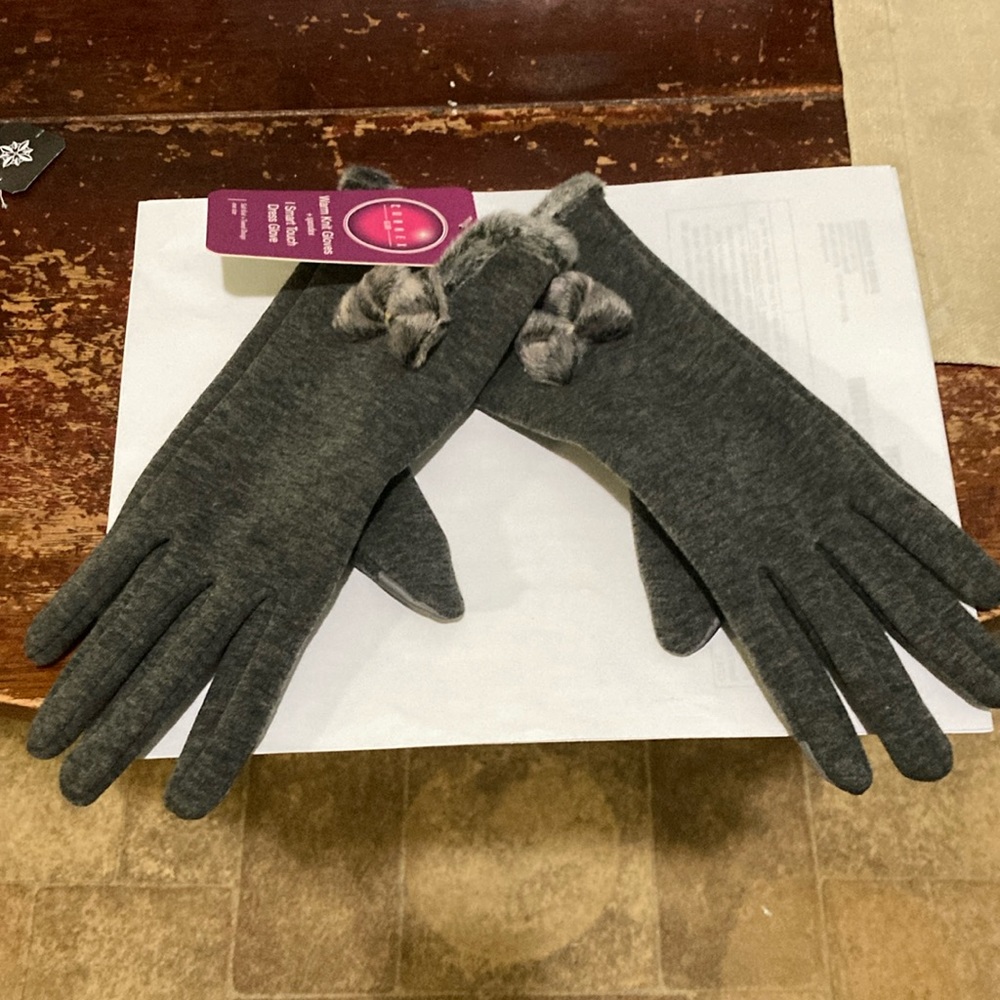 Connex gear warm knit gloves women’s smart touch dress gloves!